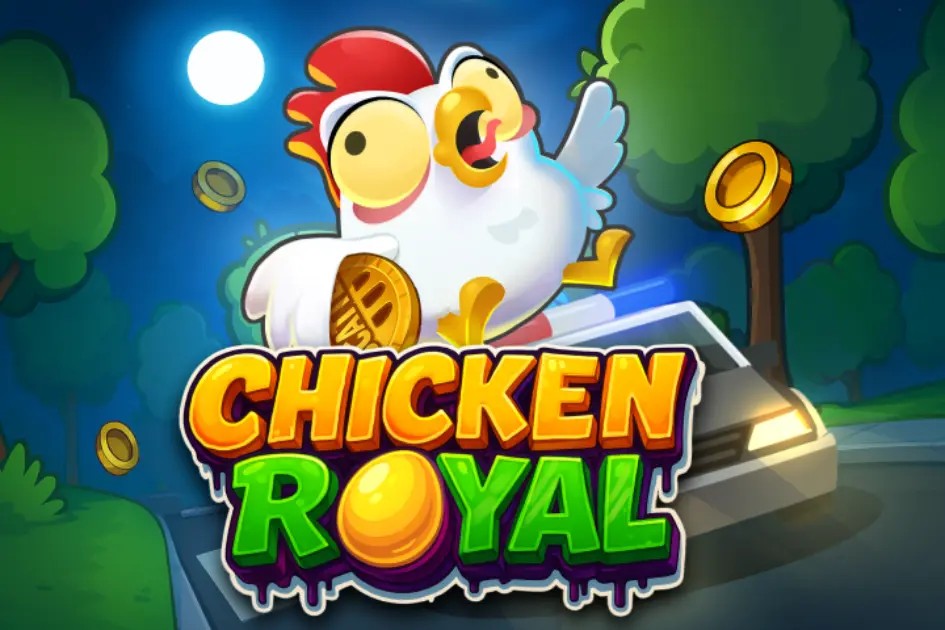 Chicken Royal slot visual from InOut available on corgibett.fr