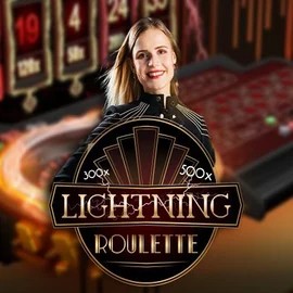 Lightning Roulette logo by Evolution at Corgibet Casino