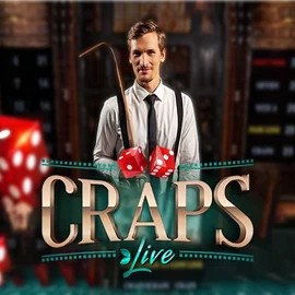 Live Craps slot visual from Evolution available on corgibett.fr