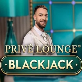 Privé Lounge Blackjack slot logo by Pragmatic Play at Corgibet Casino