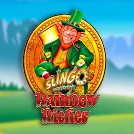 Official Casino Games logo: Slingo Rainbow Riches by Gaming Realms at Corgibet Casino