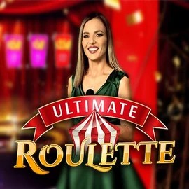 Ultimate Roulette slot visual from Ezugi available on corgibett.fr